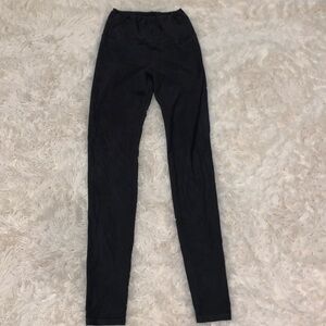 Aritzia Wilfred Free faux suede leggings